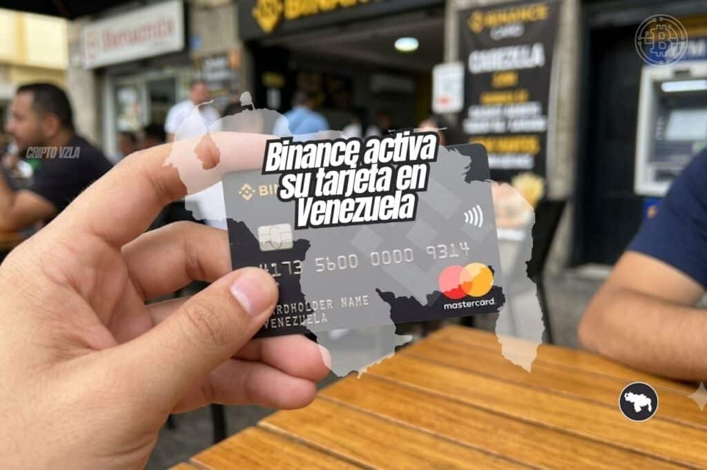 Binance venezuela activa su tarjeta Mastercard